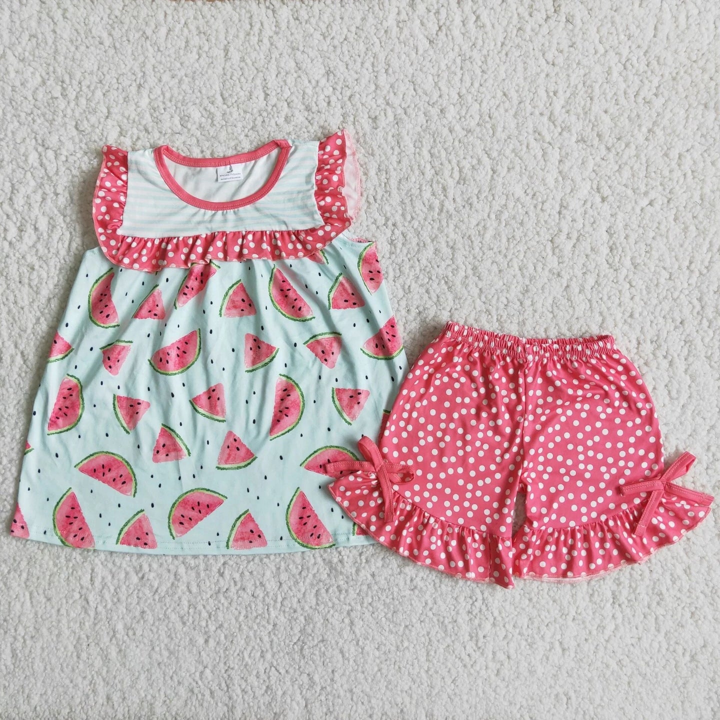 Green Watermelon short set