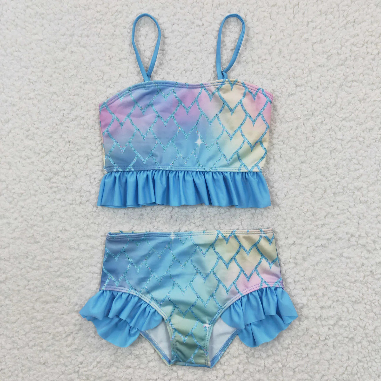 Mermaid Hearts Two Piece Swimsuit