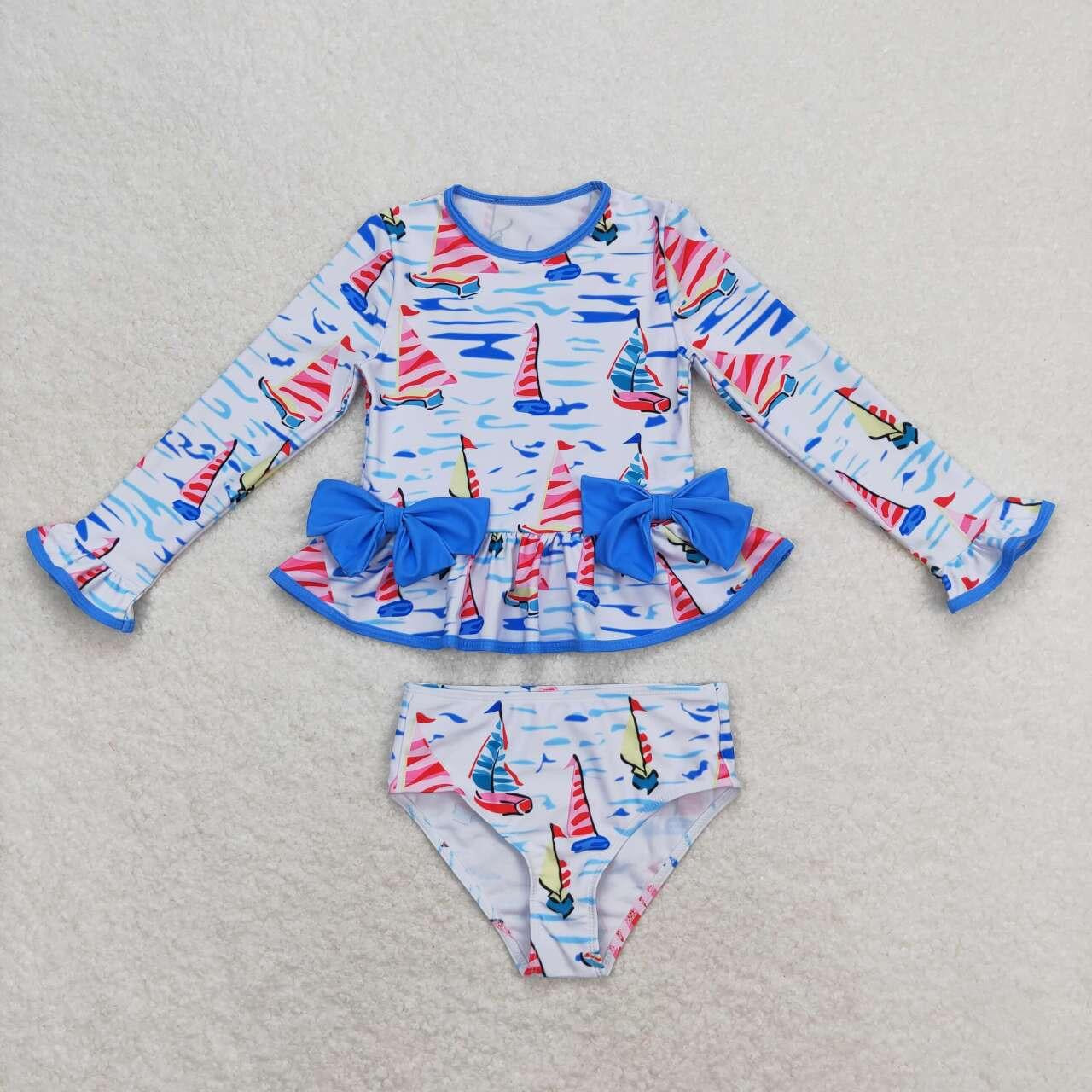 Sailboat Two Piece Swimsuit