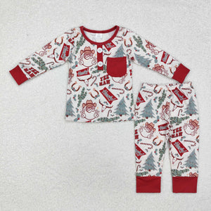 Bamboo Yee Haw Christmas pajama set