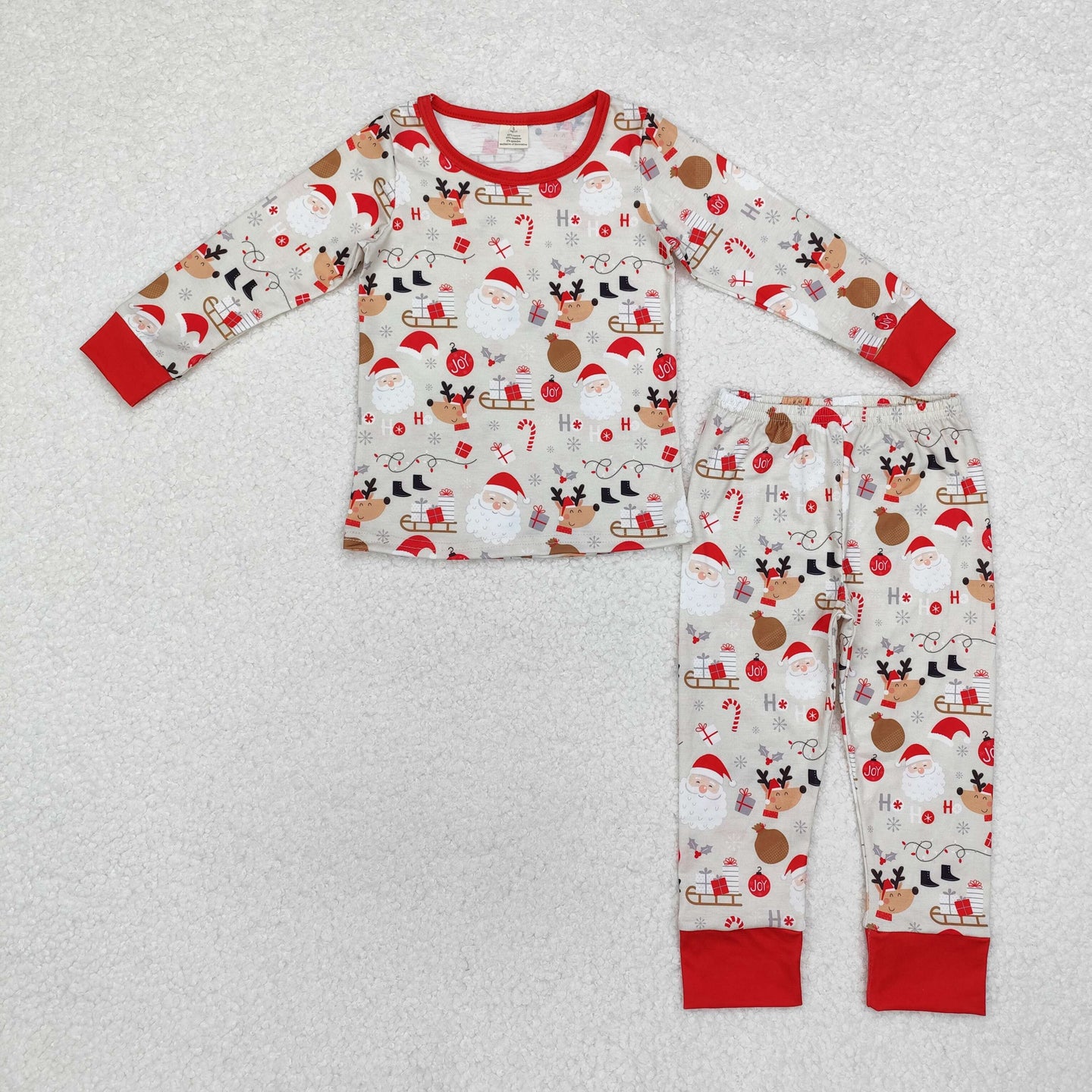 Bamboo cartoon Santa - slay pajama set