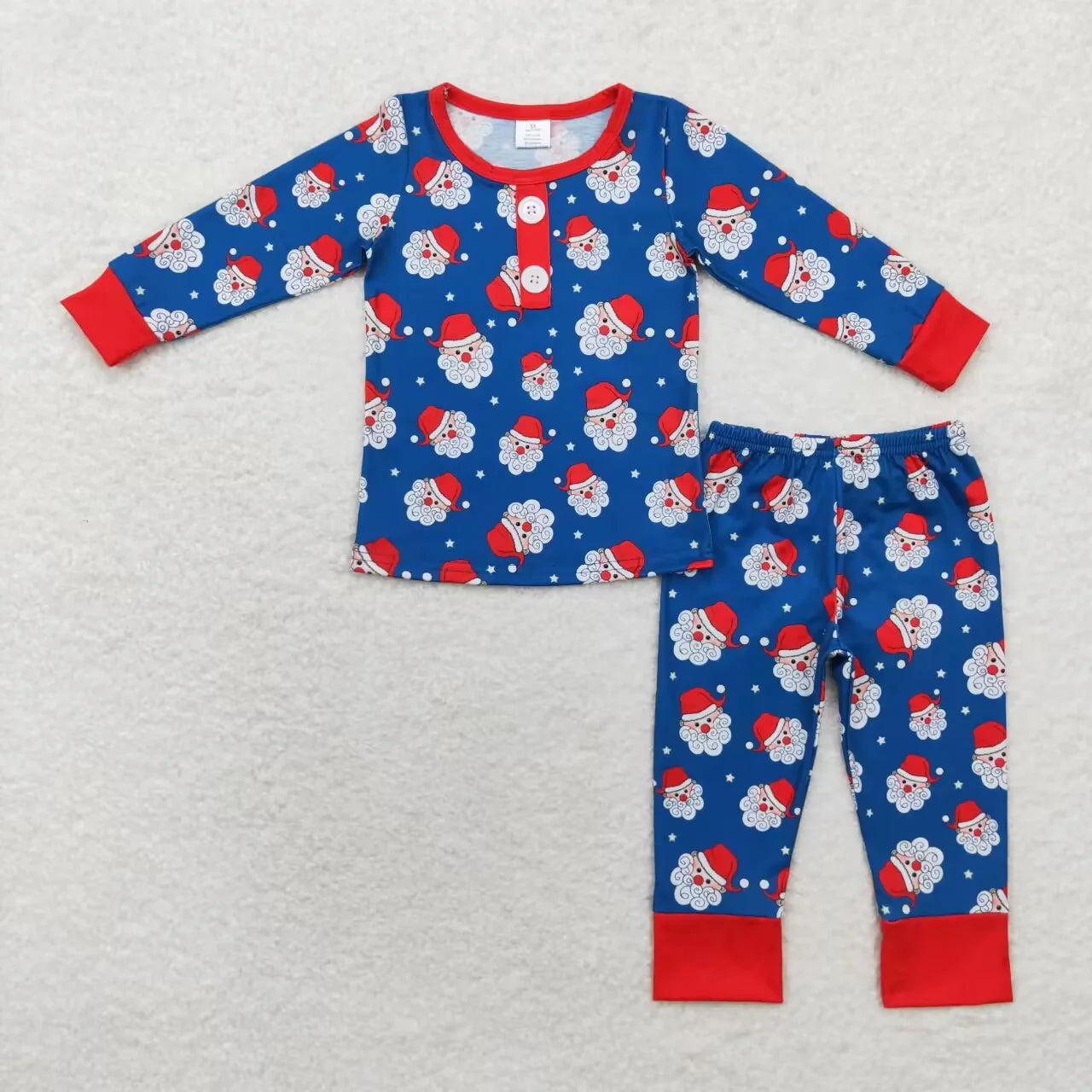 Bamboo cartoon Santa pajama set