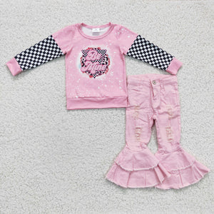 Be mine denim pant set