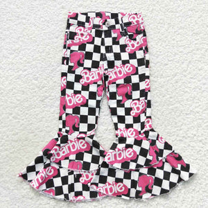 Barbie Checkered Denim Bells