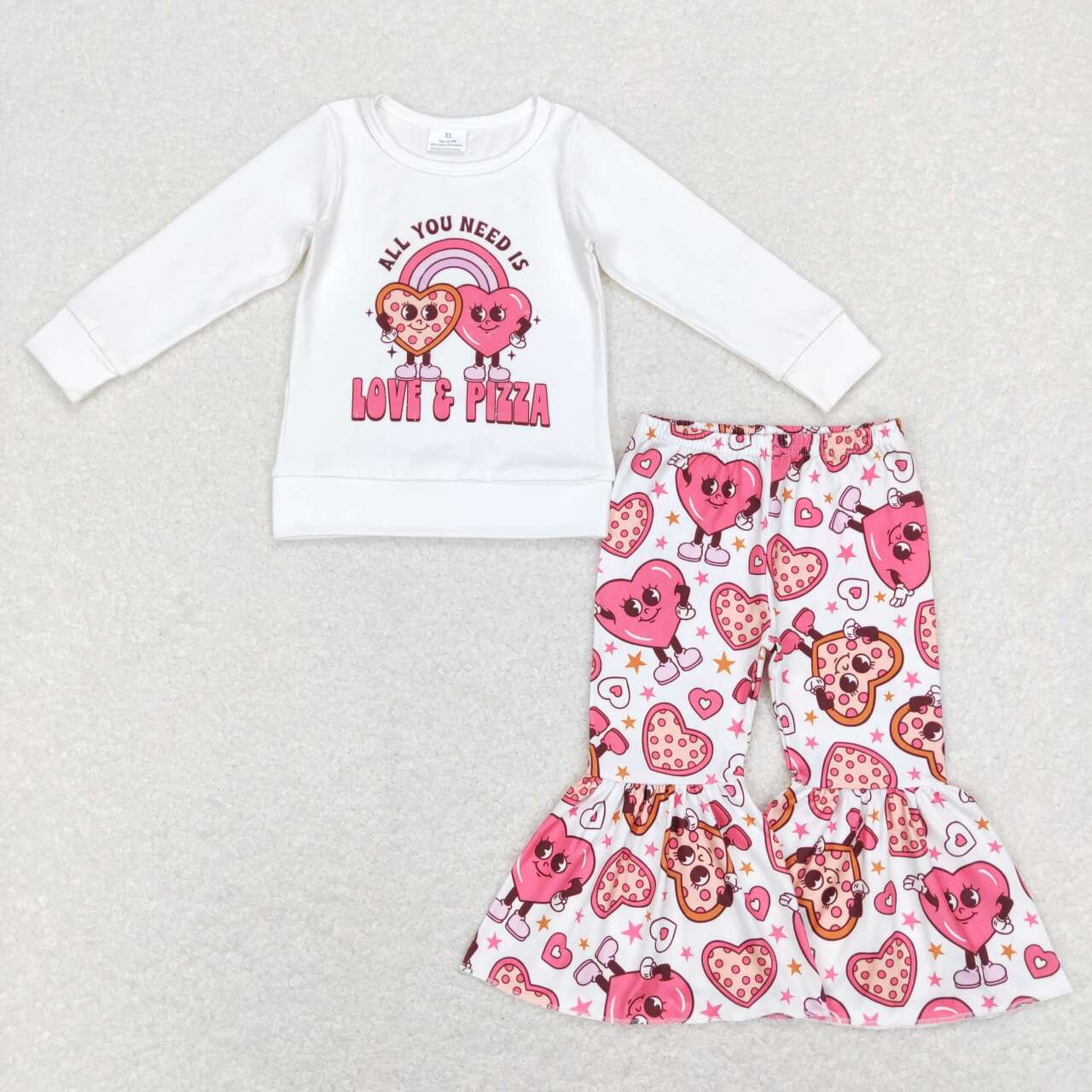 Love & pizza pant set