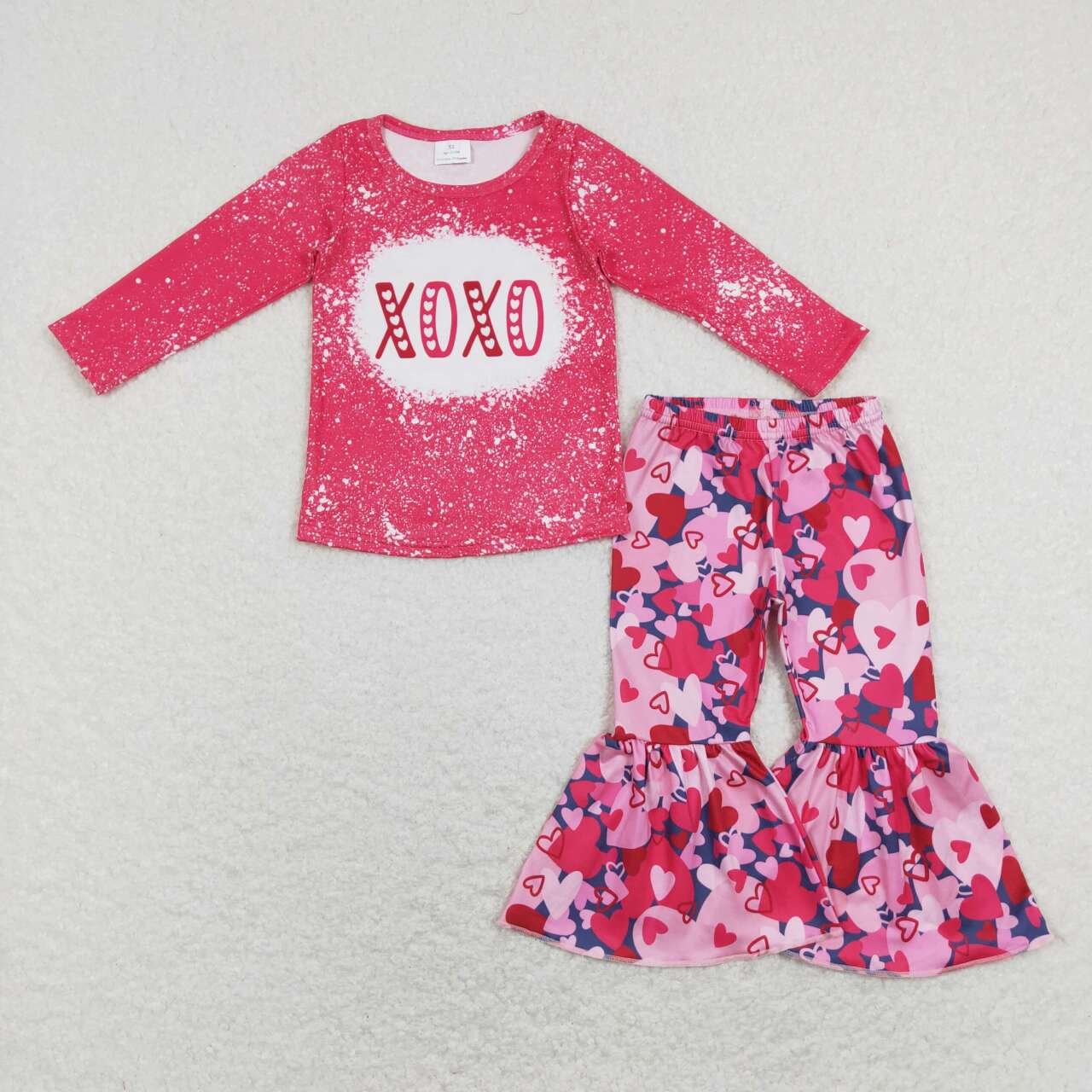 Pink xoxo pant set