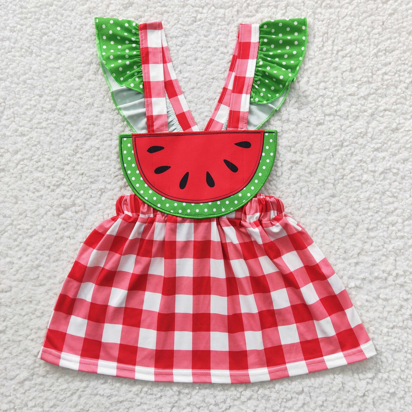 Checkered Watermelon dress