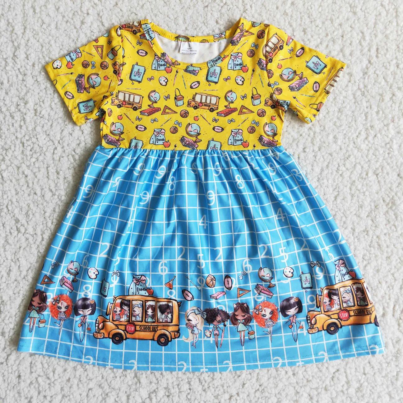 B2S grid bus dress