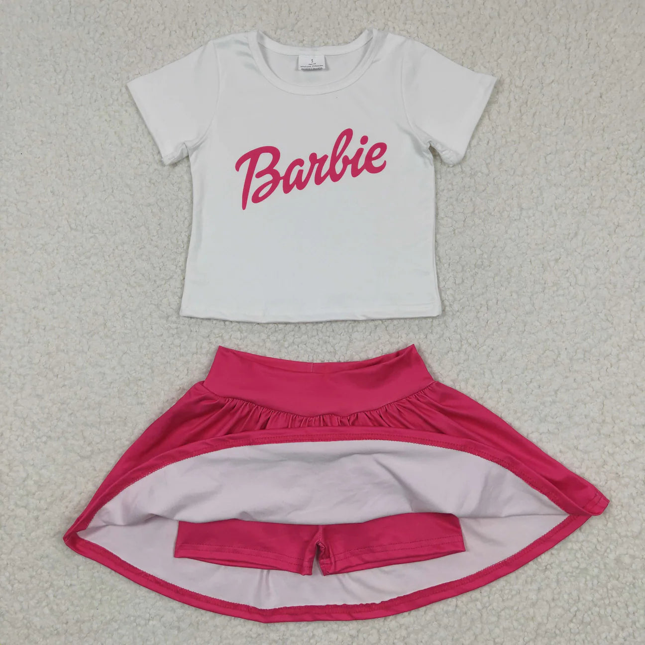 Barbie Solid Skirt Set