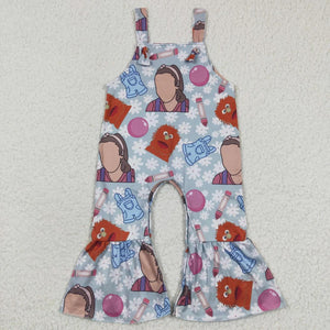 Ms. Teacher Spring Overall Romper