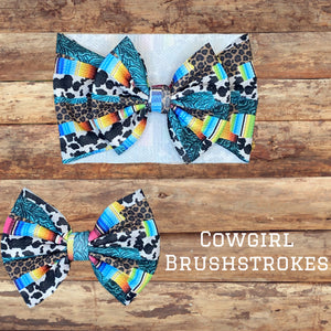 Cowgirl Brushstrokes Headwrap