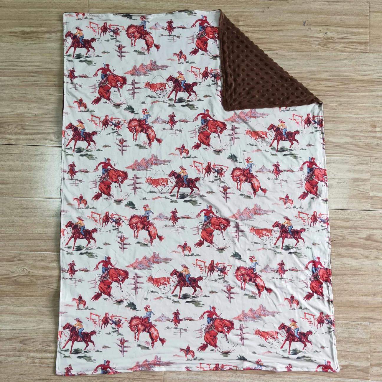 Buckin' Bronco Blanket